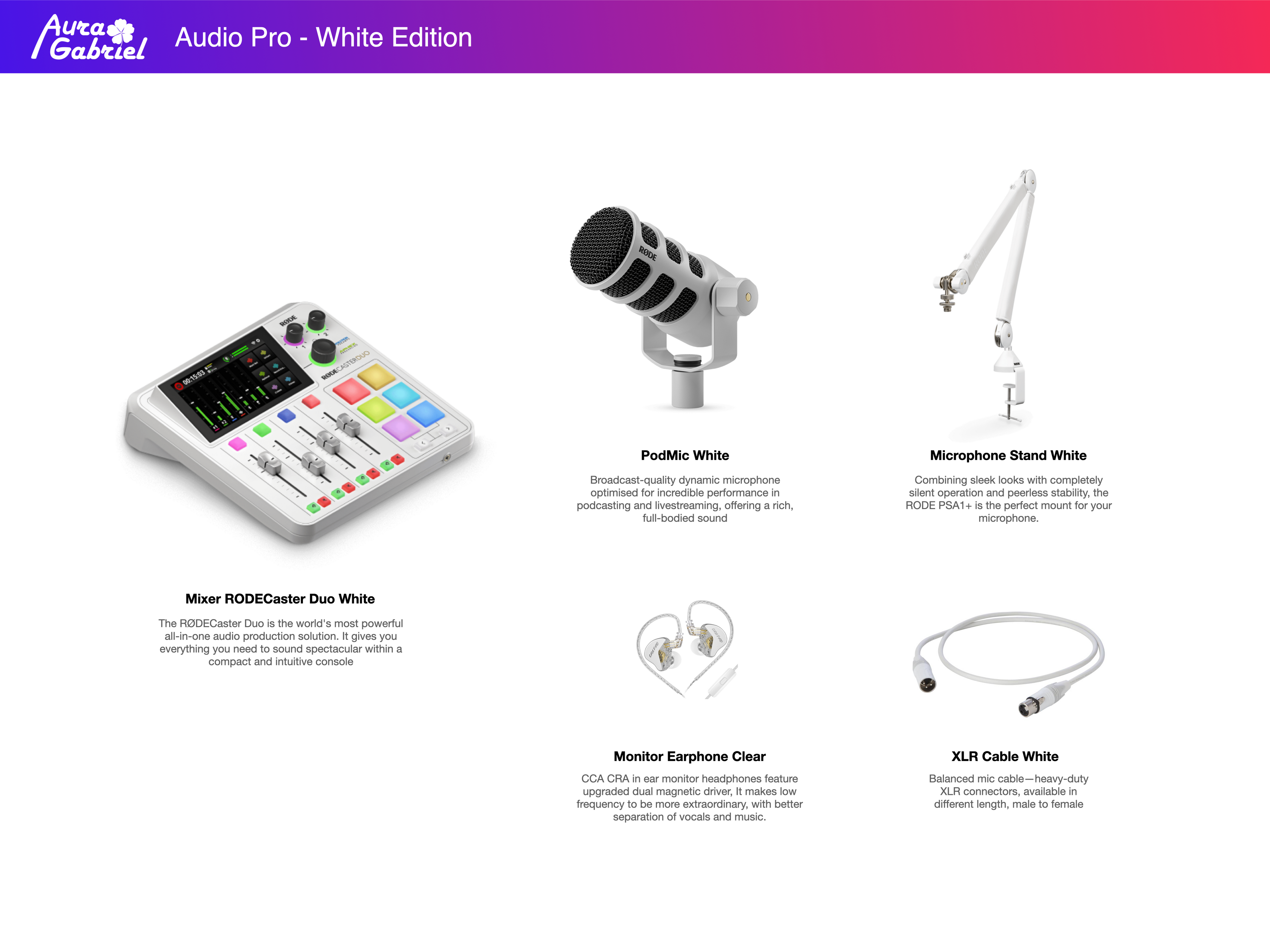 Audio Pro - White Edition