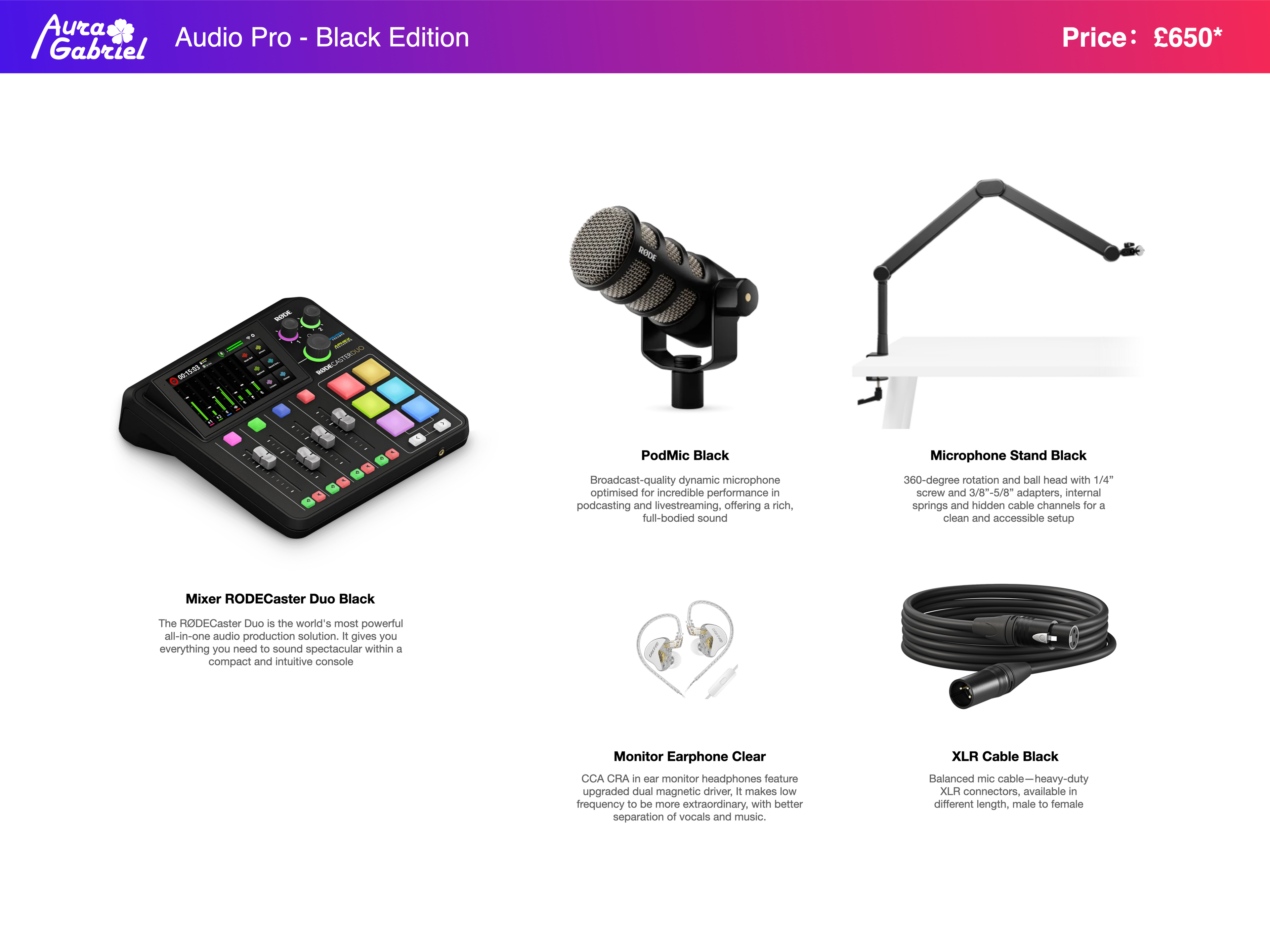 Audio Pro - Black Edition