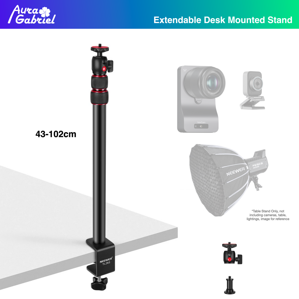 Extendable Camera Desk Light Stand
